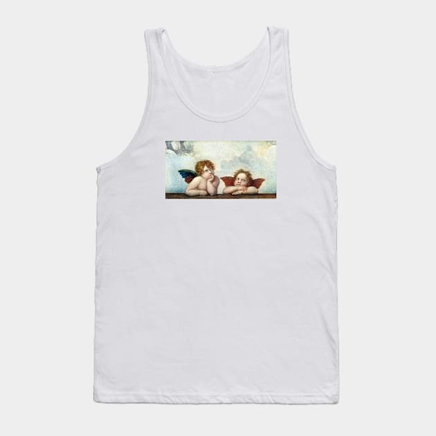 Angels of the Sistine Madonna Tank Top by historicimage